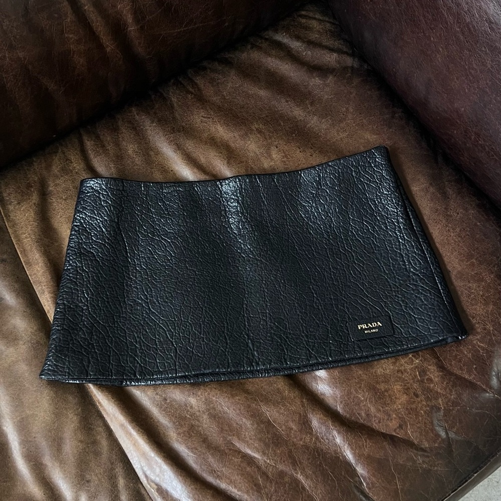 Prada Mini Nappa Leather Skirt - Picture 9 of 12